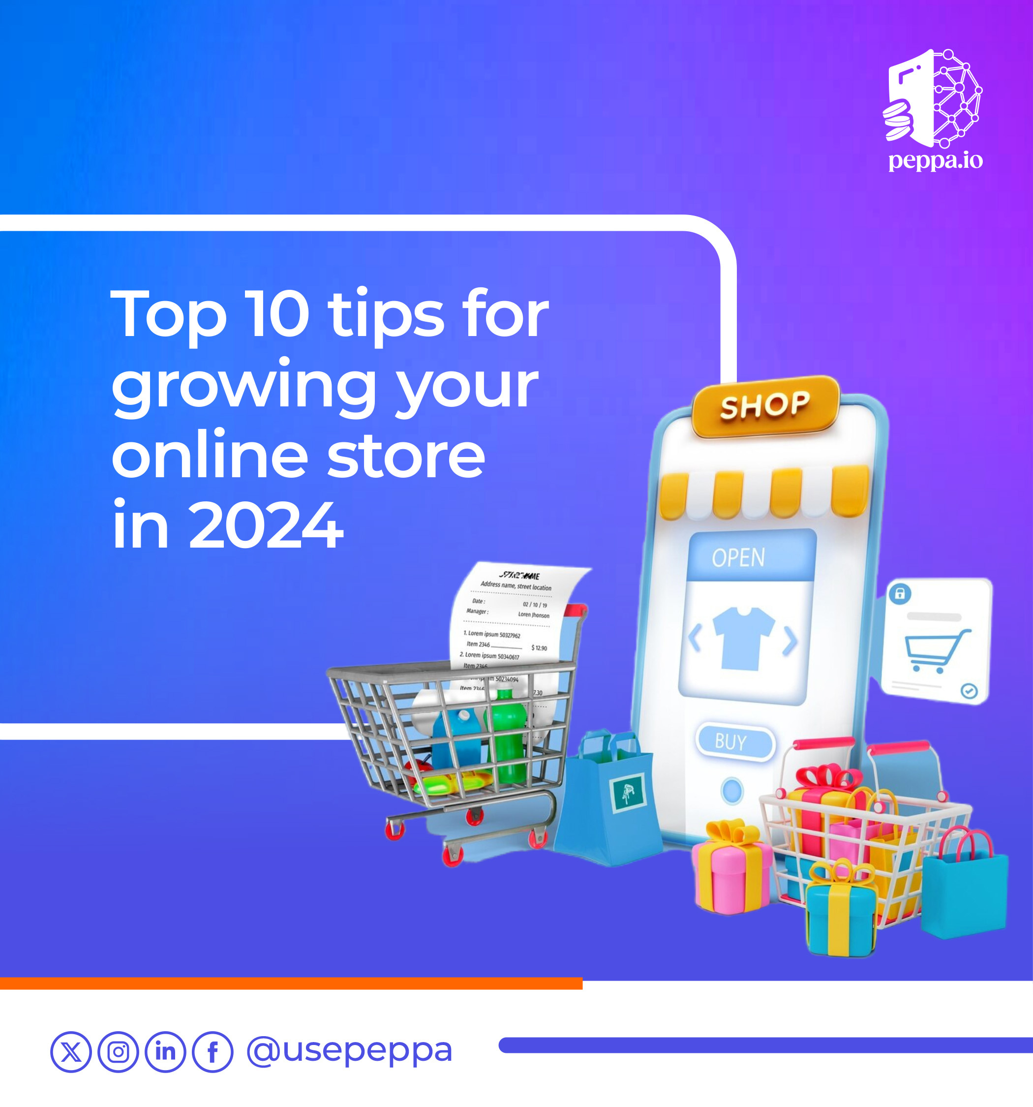 Top 10 tips for growing your online store in 2024